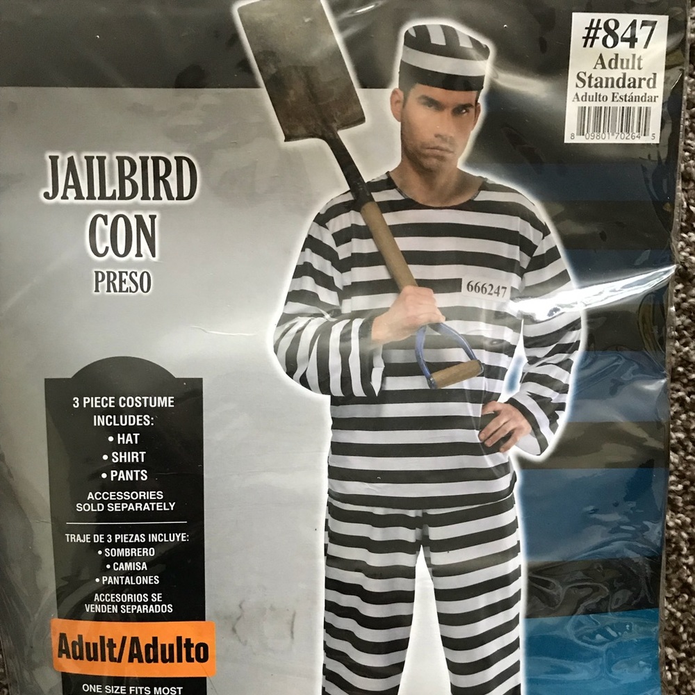 Halloween Jaildbird Con Man